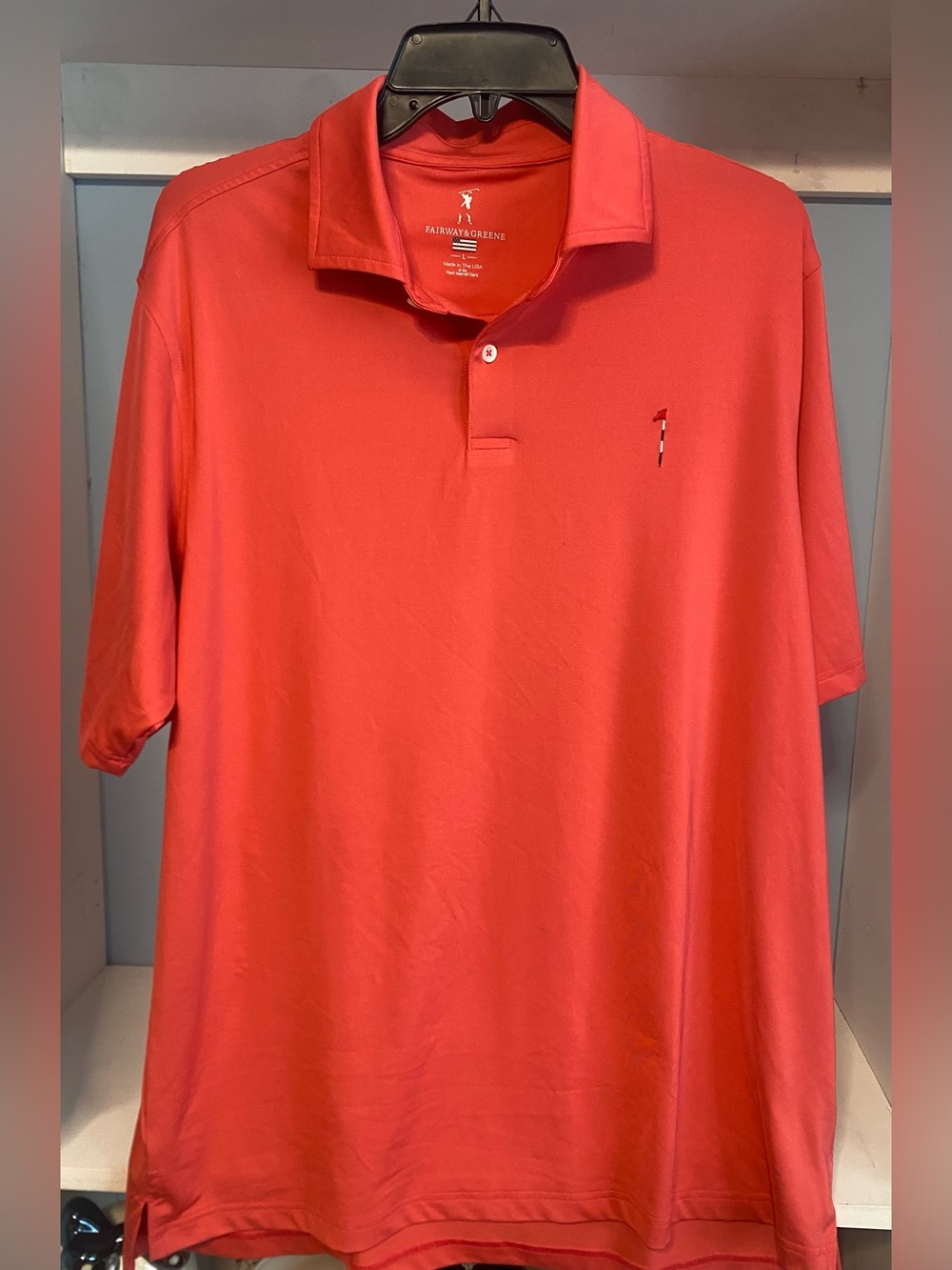 Fairway & Greene, embroidered logo Boston Golf Club Men’s Polo top 100 course L